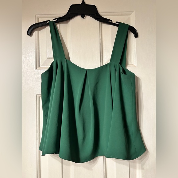 sala Tops - Green Sleeveless Women's Top